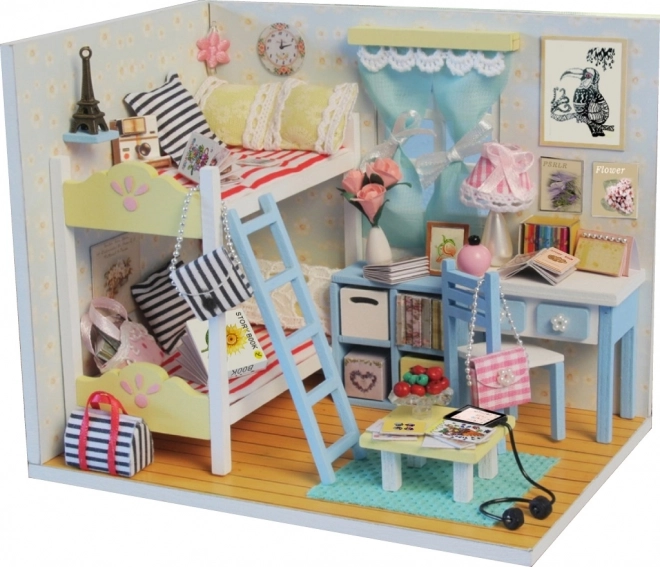 Neuf miniatures de maisons Retour en enfance
