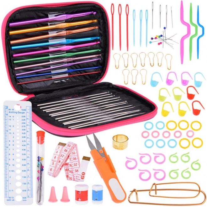 Kit de crochet avec accessoires 100 pcs