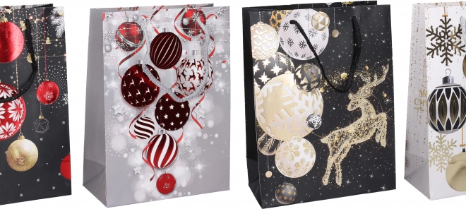 Sac cadeau S 18x24x8,5 cm Noël