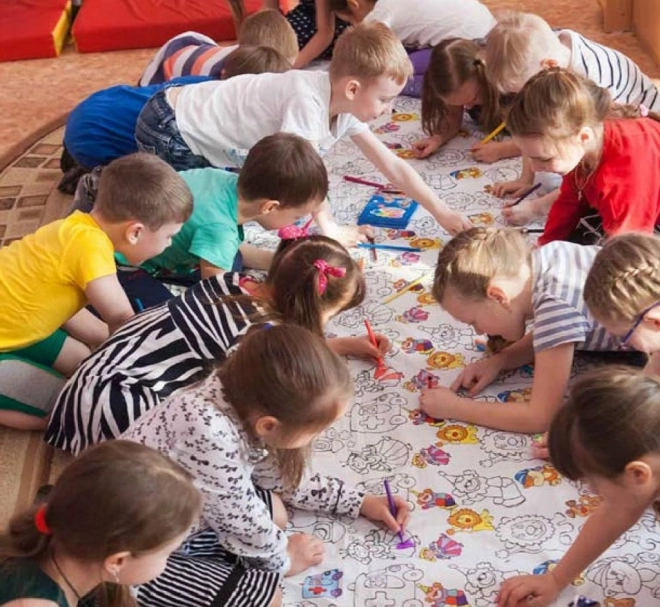 Nappes à colorier Pexi pour enfants - Voitures