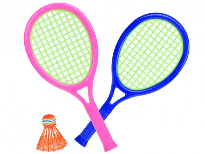 Ensemble sportif 3 en 1 : Filet de volley-ball, set de badminton, disque volant