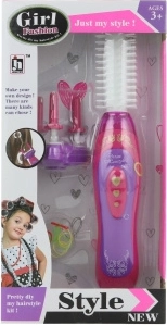 Fer à friser et tresseur pour cheveux à piles pour enfants
