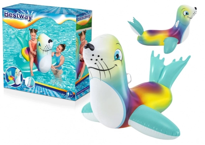 Bestway phoque flottant coloré pour enfants