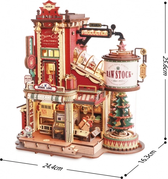 Puzzle en Bois Magique - Boîte à Musique Usine de Cadeaux