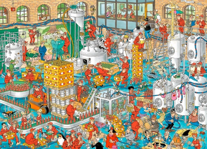 Puzzle Brasserie Artisanale 1000 pièces de Jan van Haasteren