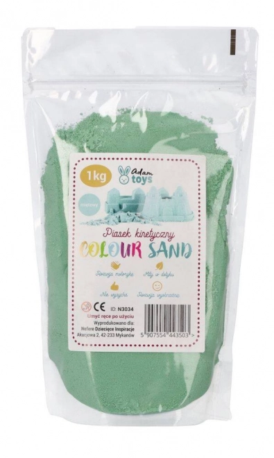 Sable cinétique ColourSand menthe 1 kg