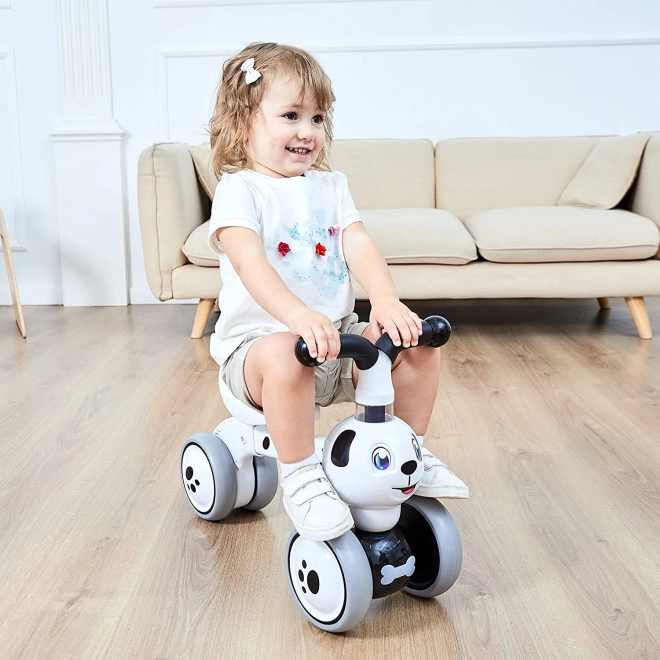 ECOTOYS Trotteur Chien blanc