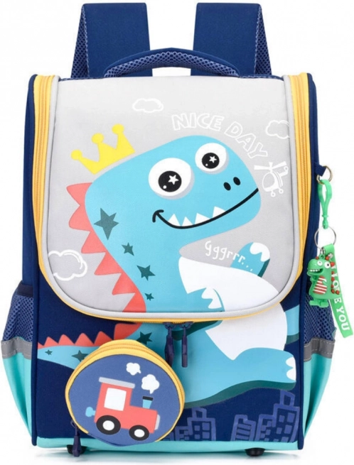 Sac à dos scolaire Dinozaur avec sac de transport