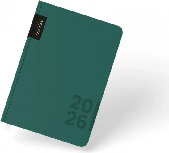 Agenda quotidienne A5 2026 Verde vert