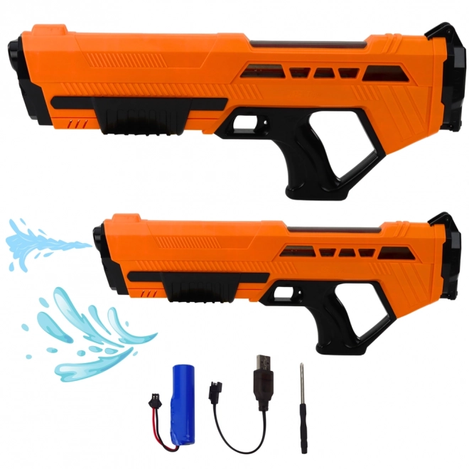 Pistolet à eau électrique orange