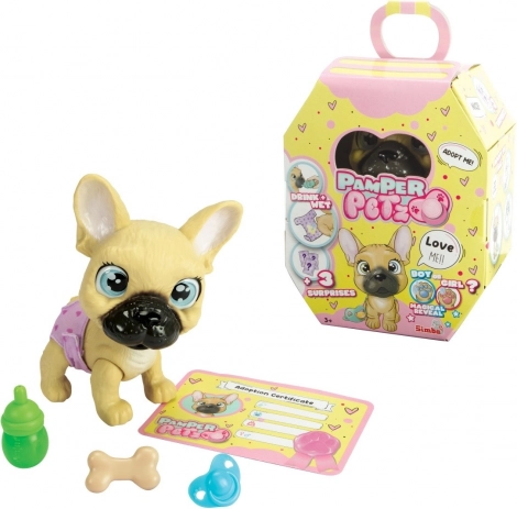 Figurine Pamper Petz chiot bouledogue français