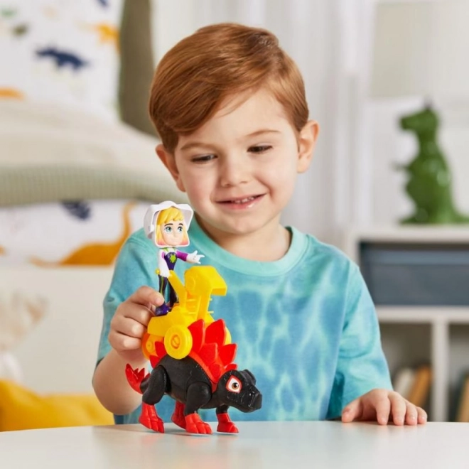 Spider-man spidey et ses amis incroyables figurine avec dinosaure et accessoires