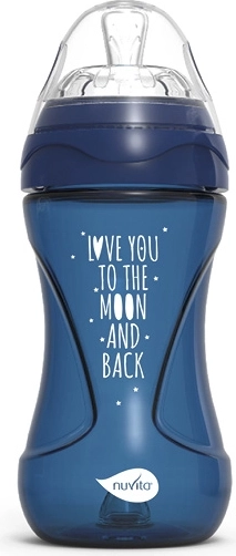 Biberon Cool 250 ml, Bleu nuit