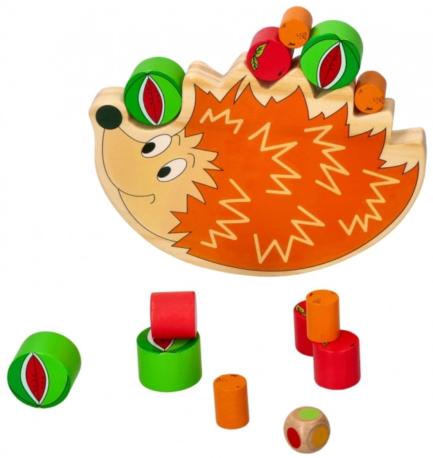 Jeu d'équilibrage avec hérisson