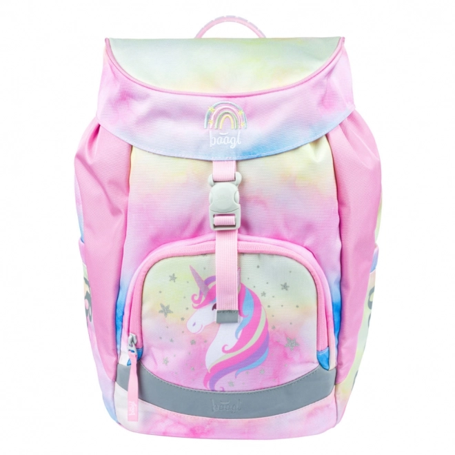 BAAGL Sac à dos scolaire Airy Rainbow Unicorn