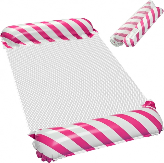 Matelas gonflable rose pour plage et piscine