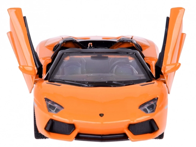 Modèle de voiture en métal Lamborghini Aventador Roadster 1:32 interactif