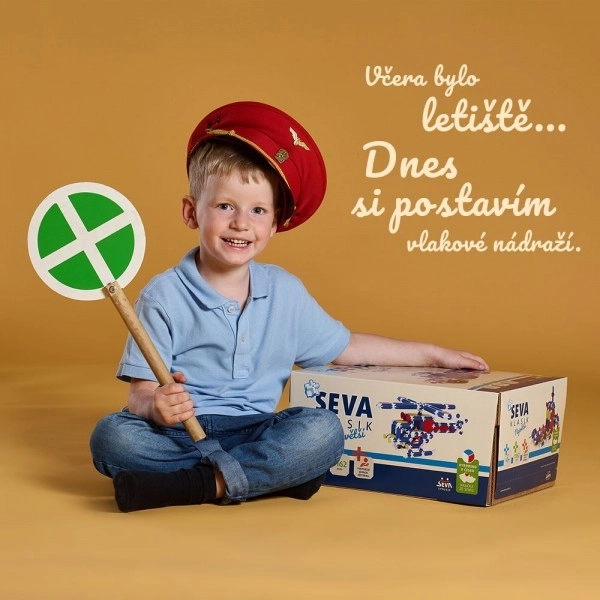 Kit de construction SEVA CLASSIQUE - Le plus grand, 1162 pièces