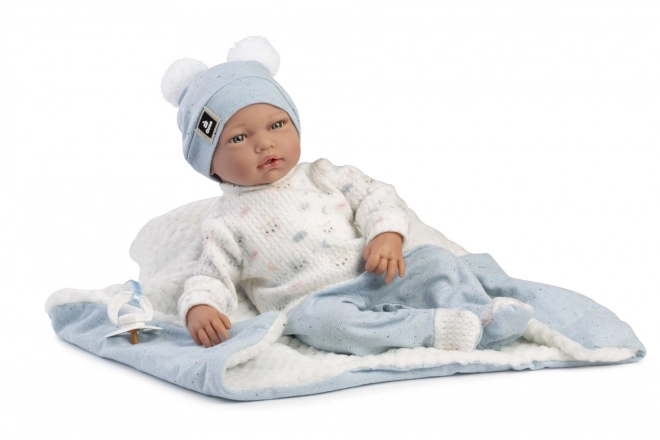 Guca 885 ADRI - poupée réaliste bébé avec corps en tissu mou - 38 cm