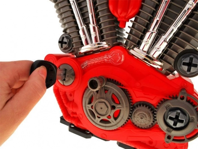 Moteur démontable pour petits mécaniciens