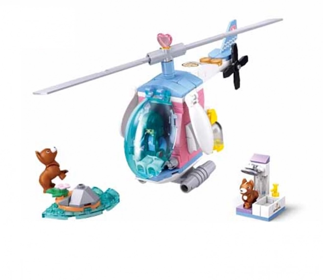 Sluban Metropolis M38-B1212B Hélicoptère de sauvetage pour animaux de compagnie