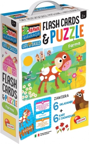 Lisciani puzzle éducatifs et cartes Ferme