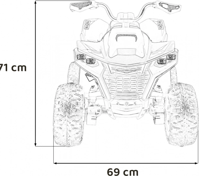 Quad Fast Wheel – Bleue