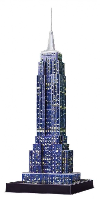 RAVENSBURGER Puzzle 3D Lumineux Édition Nocturne Empire State Building 216 pièces