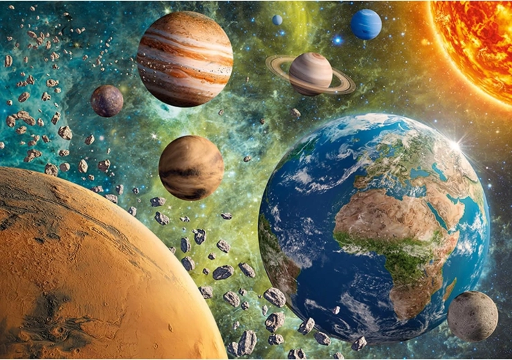 Cherry Pazzi puzzle Planète Terre dans la galaxie 2000 pièces