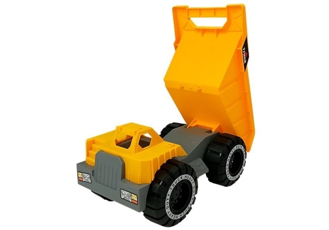 Grand jouet de construction avec remorque et bulldozer 49 cm
