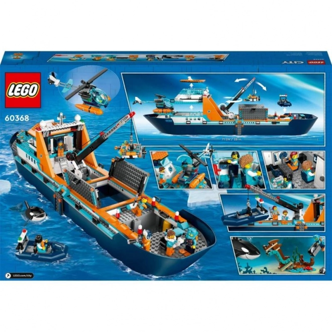 LEGO City bateau des explorateurs de l'Arctique