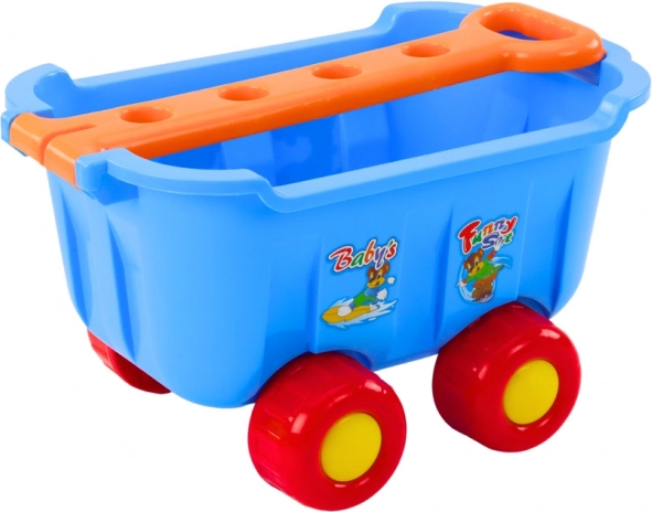 Chariot bleu pratique