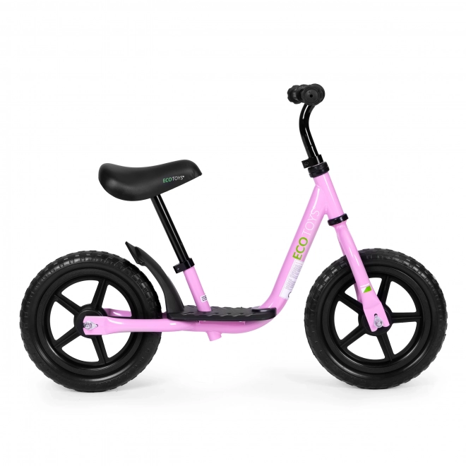 Draisienne pour enfants avec plateforme ECOTOYS rose
