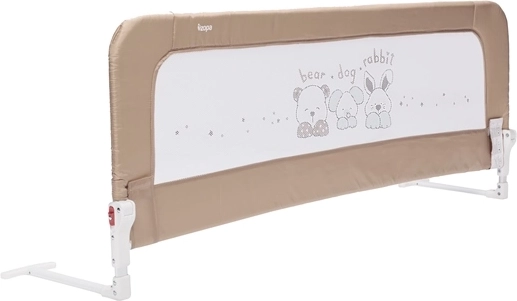 Barrière de lit Monna, Animal Beige