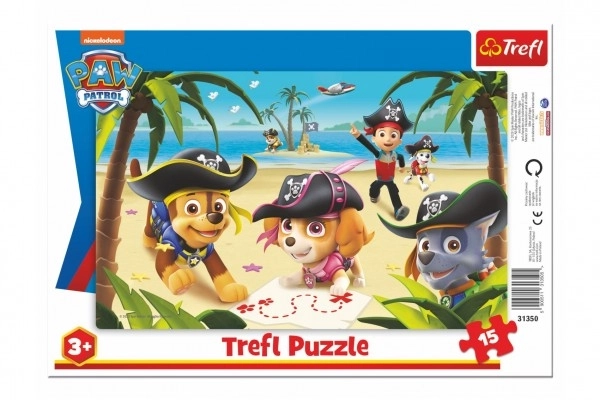 Puzzle plateau Amis de la Pat’Patrouille 33x23cm 15 pièces