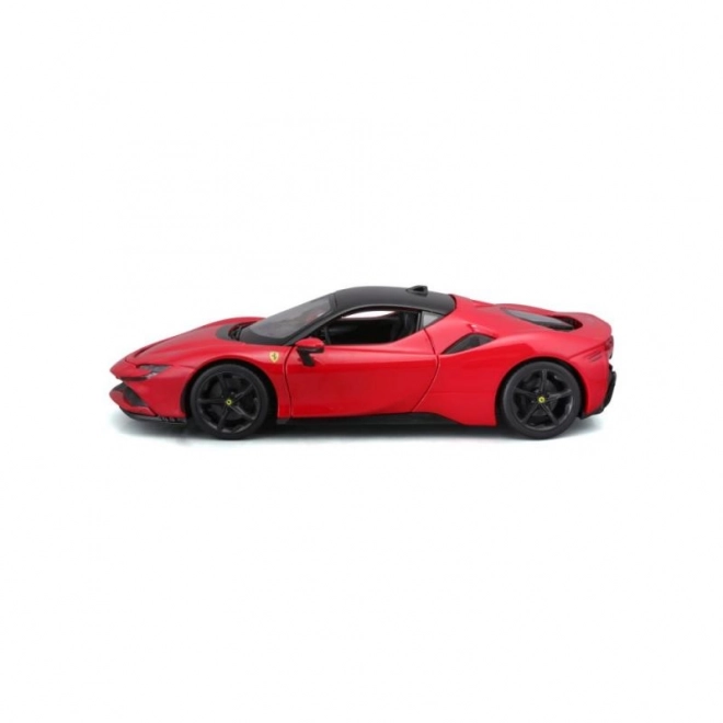 Modèle métallique Ferrari SF90 Stradale rouge 1:18