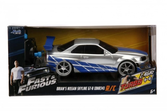 Voiture RC Rychle a Zběsile Nissan Skyline 1:24