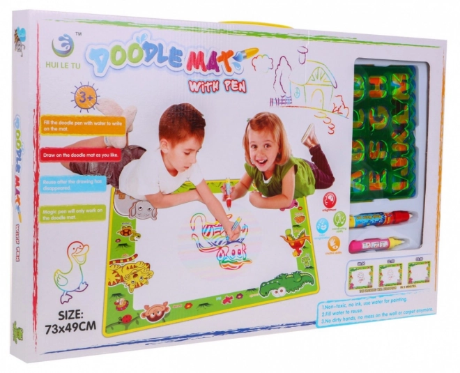 Tapis de dessin à l'eau pour enfants 3+ avec images qui disparaissent