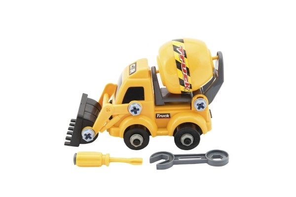 Machine de construction à vis avec accessoires en plastique