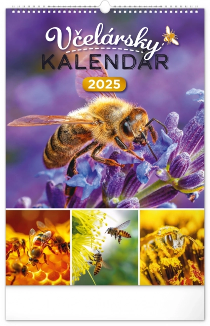 Calendrier mural NOTIQUE Apiculture 2025, 33 x 46 cm