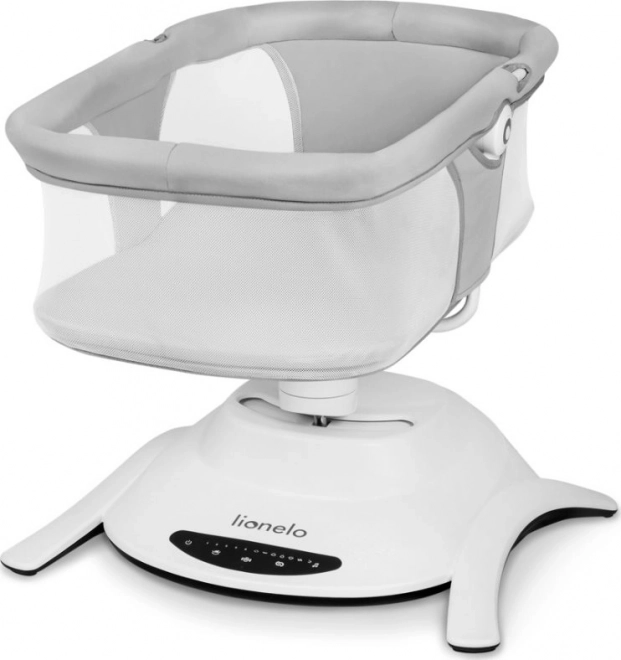 LIONELO Transat de bébé Bella Set Gris Béton 2 en 1