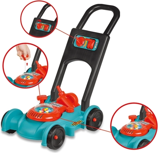 Tondeuse pour enfants avec casque et bidon WOOPIE