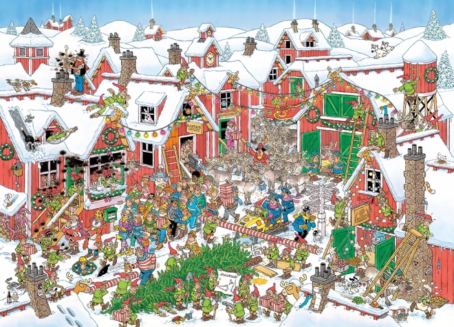 JUMBO Puzzle JvH Santova vesnička 1000 pièces