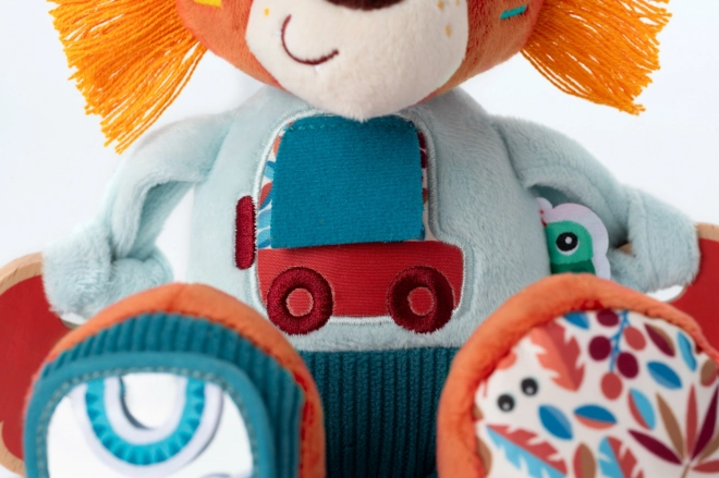 Jouet en tissu avec activités Lion Jack
