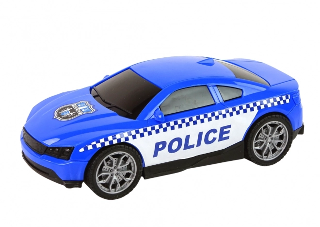 Hélicoptère de police et voiture avec sons