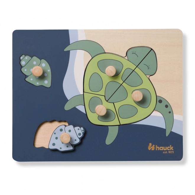 Puzzle en bois - tortue