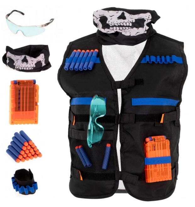 Gilet tactique Nerf avec accessoires pour le tir