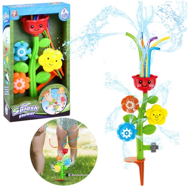 Arroseur d'eau pour enfants à fleurs joyeuses