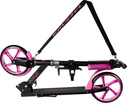 Trottinette de ville pliable pour enfants avec grandes roues (200 mm) – rose