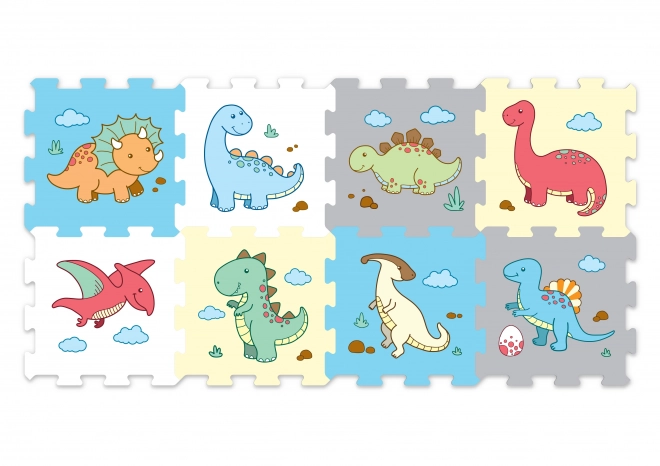 Puzzle en mousse dinosaures 8 pièces